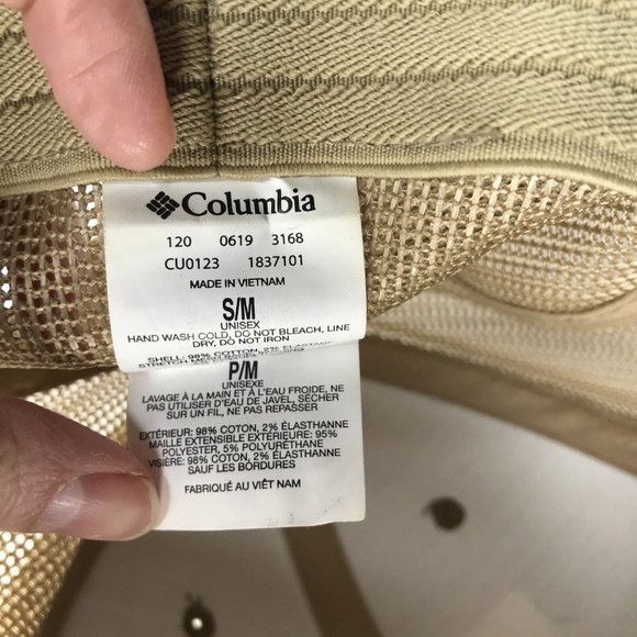 Columbia Tan Distressed Fitted S/M Adjustable Hat - Picture 10 of 11